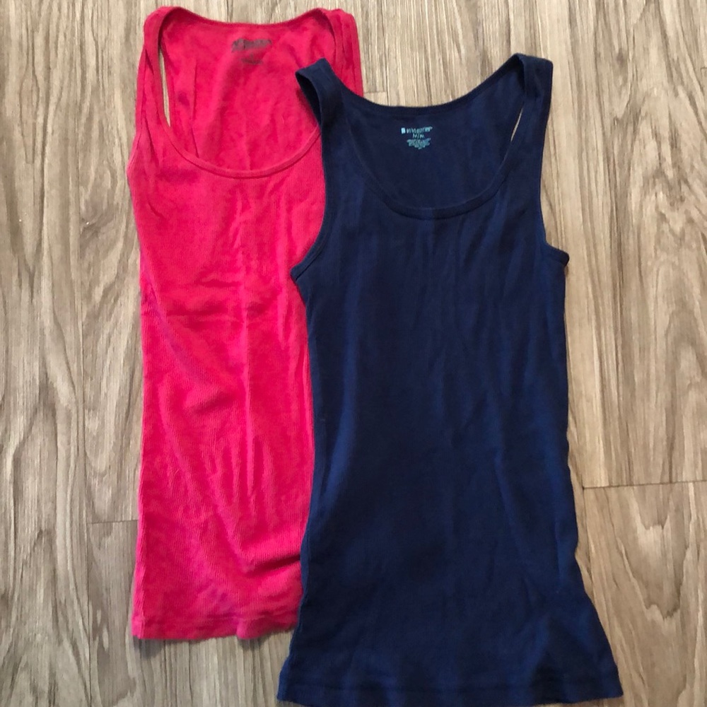 2 tank bundle! Pink and Navy.